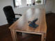 Schreibtisch aus europäischem Nußbaum